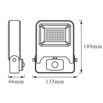 Ledvance - LED Reflektor se senzorem ENDURA LED/20W/230V IP44