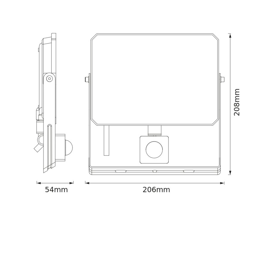 Ledvance - LED Reflektor se senzorem FLOODLIGHT LED/50W/230V 4000K IP65