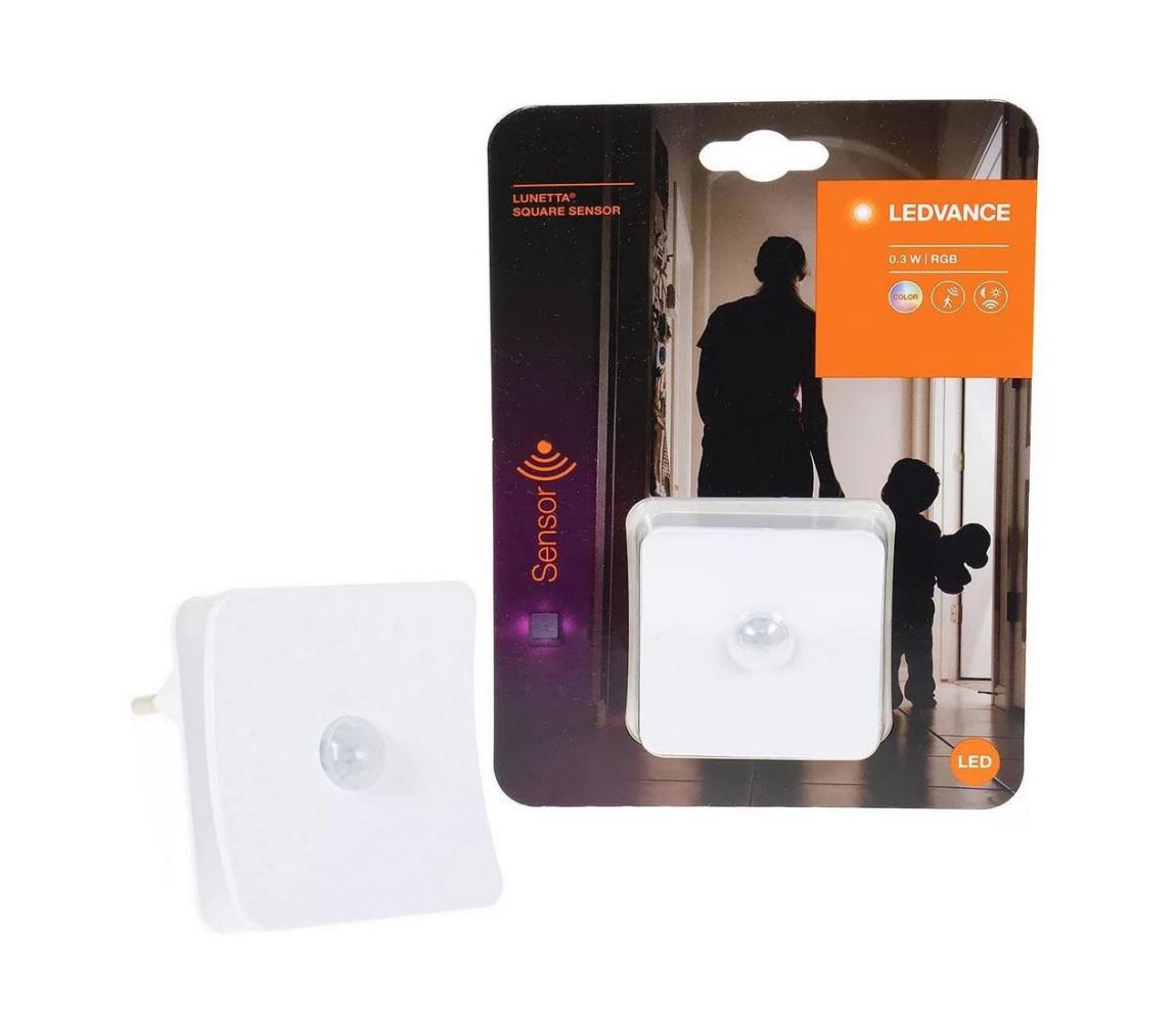 Ledvance Ledvance-LED RGB Orientační svítidlo do zásuvky se senzorem LUNETTA LED/0,3W/230 P225272A