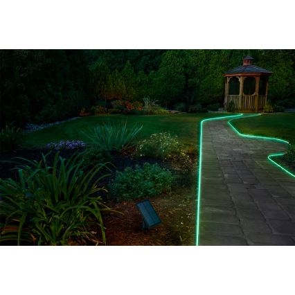 Ledvance - LED RGB Stmívatelný solární pásek FLEX MAGIC 5m LED/1,6W/3,7V 2000 mAh IP44 + dálkové ovládání