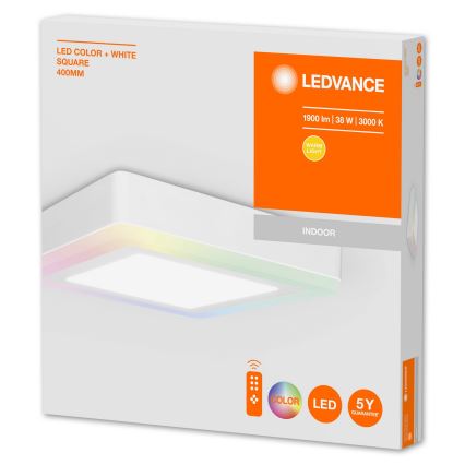 Ledvance - LED RGB Stmívatelné stropní svítidlo LED/38W/230V + dálkové ovládání