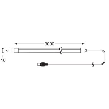 Ledvance - LED RGB Stmívatelný solární pásek FLEX MAGIC 3m LED/1,2W/5V + dálkové ovládání