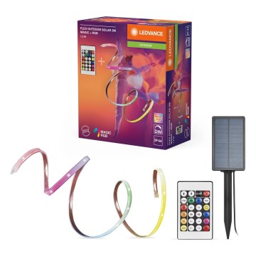 Ledvance - LED RGB Stmívatelný solární pásek FLEX MAGIC 3m LED/1,2W/5V IP44 + dálkové ovládání