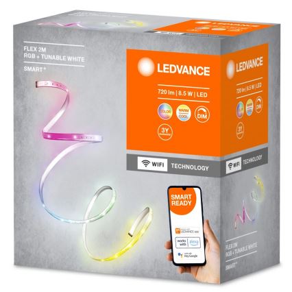 Ledvance - LED RGB+TW Stmívatelný pásek SMART+ FLEX 2m LED/8,5W/230V Wi-Fi