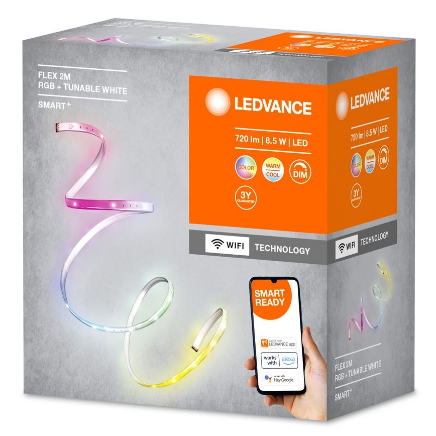 Ledvance - LED RGB+TW Stmívatelný pásek SMART+ FLEX 2m LED/8,5W/230V Wi-Fi
