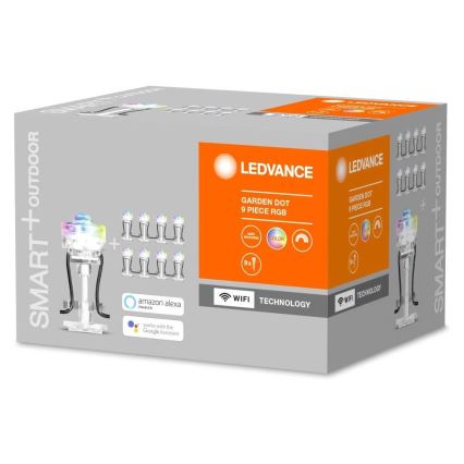 Ledvance - LED RGB Venkovní prodlužovací sada SMART+ DOT 9xLED/2,5W/230V IP65 Wi-Fi