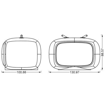 Ledvance - LED RGBW Dotyková dětská noční lampička TOUCH LED/2,5W/5V