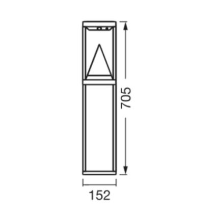 Ledvance - LED RGBW Stmívatelná solární lampa se senzorem SMART+ ALPS LED/6W/3,7V 2200 mAh 3000K IP44