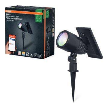 Ledvance - LED RGBW Stmívatelná solární lampa SMART+ SOLAR LED/0,6W/3,7V 2000 mAh 3000-6500K IP44