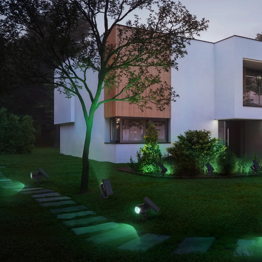 Ledvance - LED RGBW Stmívatelná solární lampa SMART+ SOLAR LED/0,6W/3,7V 2000 mAh 3000-6500K IP44