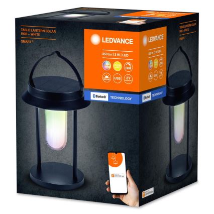 Ledvance - LED RGBW Stmívatelná solární lampa SMART+ TABLE LED/3W/3,7V 2200 mAh IP44