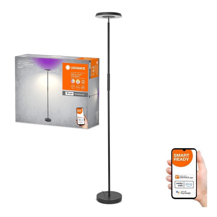 Ledvance - LED RGBW Stmívatelná stojací lampa SMART+ FLOOR LED/13,5W/230V 2700-5000K Wi-Fi