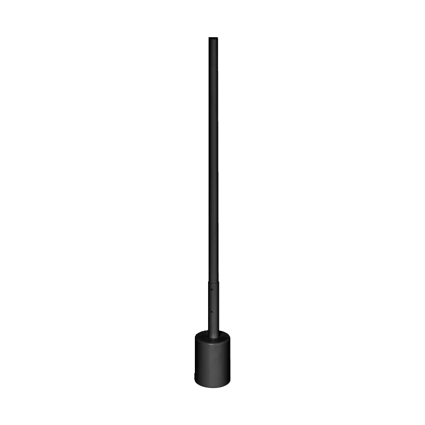 Ledvance - LED RGBW Stmívatelná stojací lampa SMART+ FLOOR LED/8W/230V 2700-6500K Wi-Fi černá + dálkové ovládání