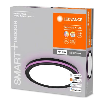 Ledvance - LED RGBW Stmívatelné stropní svítidlo SMART+ CIRCLE LED/28W/230V 3000-6500K Wi-Fi