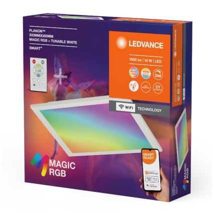 Ledvance - LED RGBW Stmívatelné stropní svítidlo SMART+ MAGIC LED/14W/230V 2700-6500K Wi-Fi + dálkové ovládání