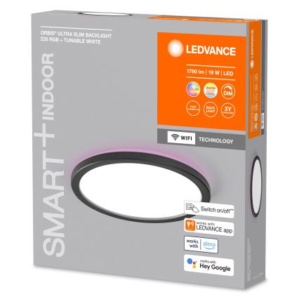 Ledvance - LED RGBW Stmívatelné stropní svítidlo SMART+ ORBIS LED/19W/230V 2700-6500K Wi-Fi