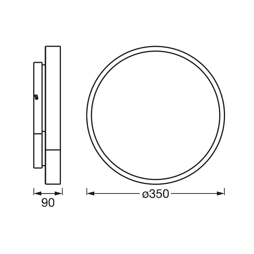 Ledvance - LED RGBW Stmívatelné stropní svítidlo SMART+ ORBIS LED/28W/230V 3000-6500K Wi-Fi