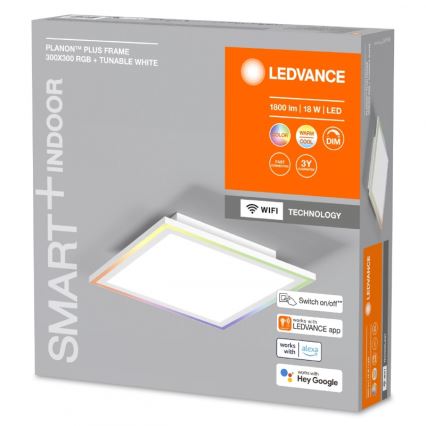 Ledvance - LED RGBW Stmívatelné stropní svítidlo SMART+ PLANON LED/18W/230V 2700-6500K Wi-Fi