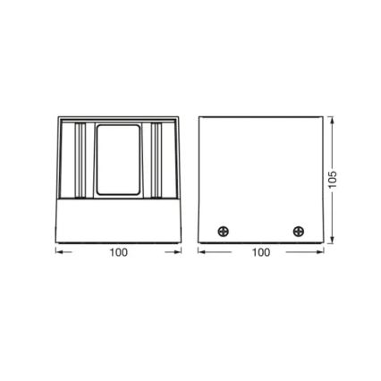 Ledvance - LED RGBW Stmívatelné venkovní nástěnné svítidlo SMART+ BEAM LED/8W/230V 3000-6500K IP44 Wi-Fi