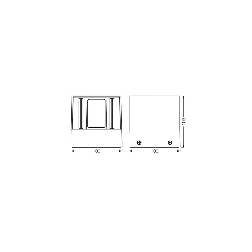 Ledvance - LED RGBW Stmívatelné venkovní nástěnné svítidlo SMART+ BEAM LED/8W/230V 3000-6500K IP44 Wi-Fi