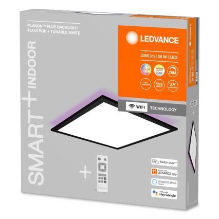 Ledvance - LED RGBW Stmívatelný panel SMART+ PLANON LED/28W/230V 3000-6500K Wi-Fi + dálkové ovládání