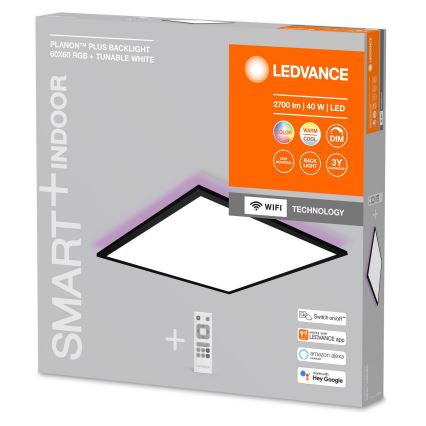 Ledvance - LED RGBW Stmívatelný přisazený panel SMART+ PLANON LED/40W/230V Wi-Fi + dálkové ovládání