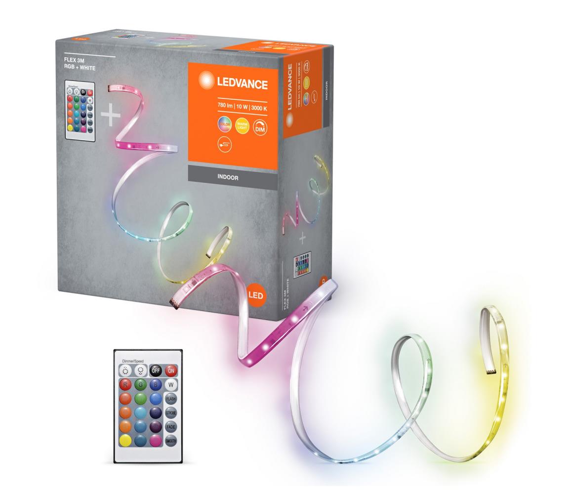 Ledvance Ledvance - LED RGBW Stmívatelný pásek FLEX 3m LED/10W/230V + DO P225439