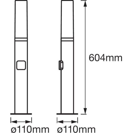 Ledvance - LED RGBW Venkovní lampa SMART+ FLARE LED/7,5W/230V IP44 Wi-Fi