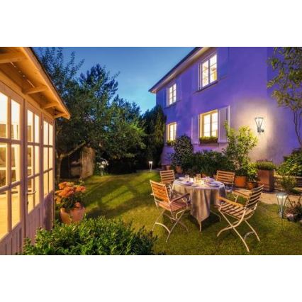 Ledvance - LED Solární nástěnné svítidlo se senzorem pohybu a soumraku BOUQUET LED/6W/3,7V 2200 mAh IP44