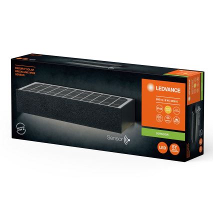 Ledvance - LED Solární nástěnné svítidlo se senzorem ENDURA SOLAR LED/6W/4,2V 3000 mAh IP65