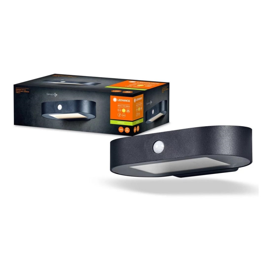Ledvance - LED Solární nástěnné svítidlo se senzorem pohybu a soumraku ENDURA STYLE LED/4W/3,7V 2000 mAh IP44