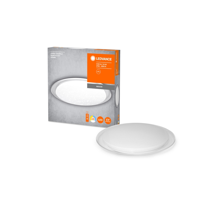 Ledvance - LED Stmívatelné stropní svítidlo ORBIS SPARKLE LED/24W/230V 2700-6500K pr. 50 cm + dálkové ovládání
