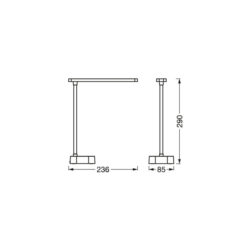 Ledvance - LED Stmívatelná dotyková stolní lampa PANAN LED/5,2W/5V 1200mAh