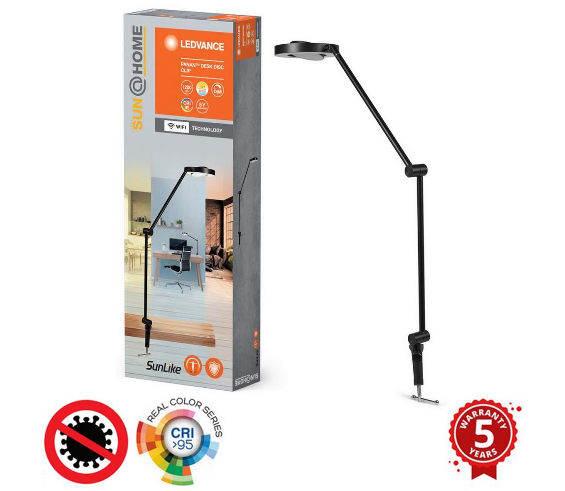 Ledvance Ledvance - LED Stmívatelná lampa s klipem SUN@HOME LED/15W/230V CRI 95 Wi-Fi 