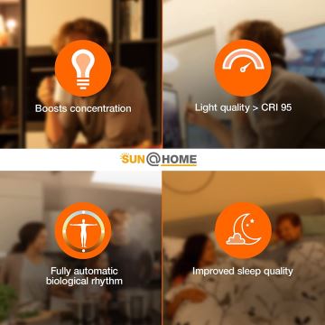 Ledvance - LED Stmívatelná stojací lampa SUN@HOME LED/36W/230V 2200-5000K CRI 95 Wi-Fi