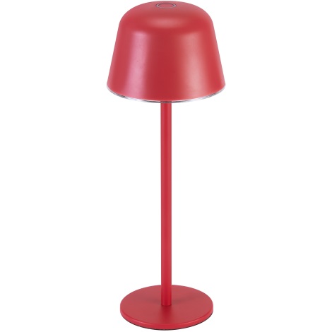 Ledvance - LED Stmívatelná venkovní nabíjecí lampa TABLE LED/2,5W/5V IP54 červená