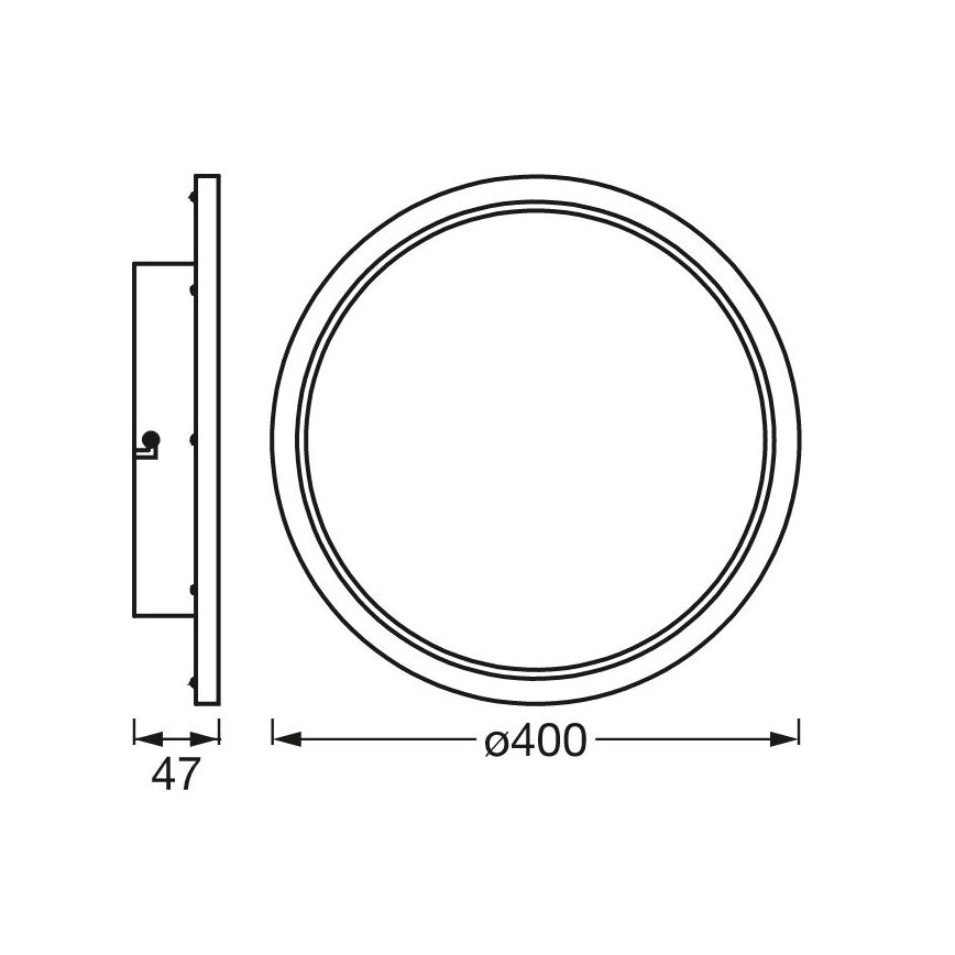 Ledvance - LED Stmívatelné koupelnové svítidlo SMART+ DISC LED/25W/230V 3000-6500K Wi-Fi IP44