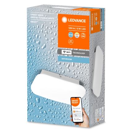 Ledvance - LED Stmívatelné koupelnové svítidlo SMART+ AQUA LED/12W/230V 3000-6500K IP44 Wi-Fi