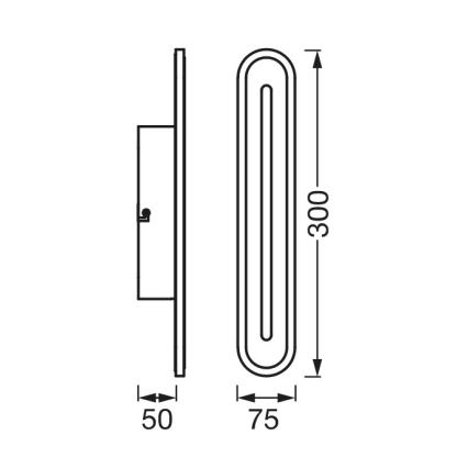 Ledvance - LED Stmívatelné koupelnové svítidlo SMART+ BATH LED/13W/230V 3000-6500K IP44 Wi-Fi