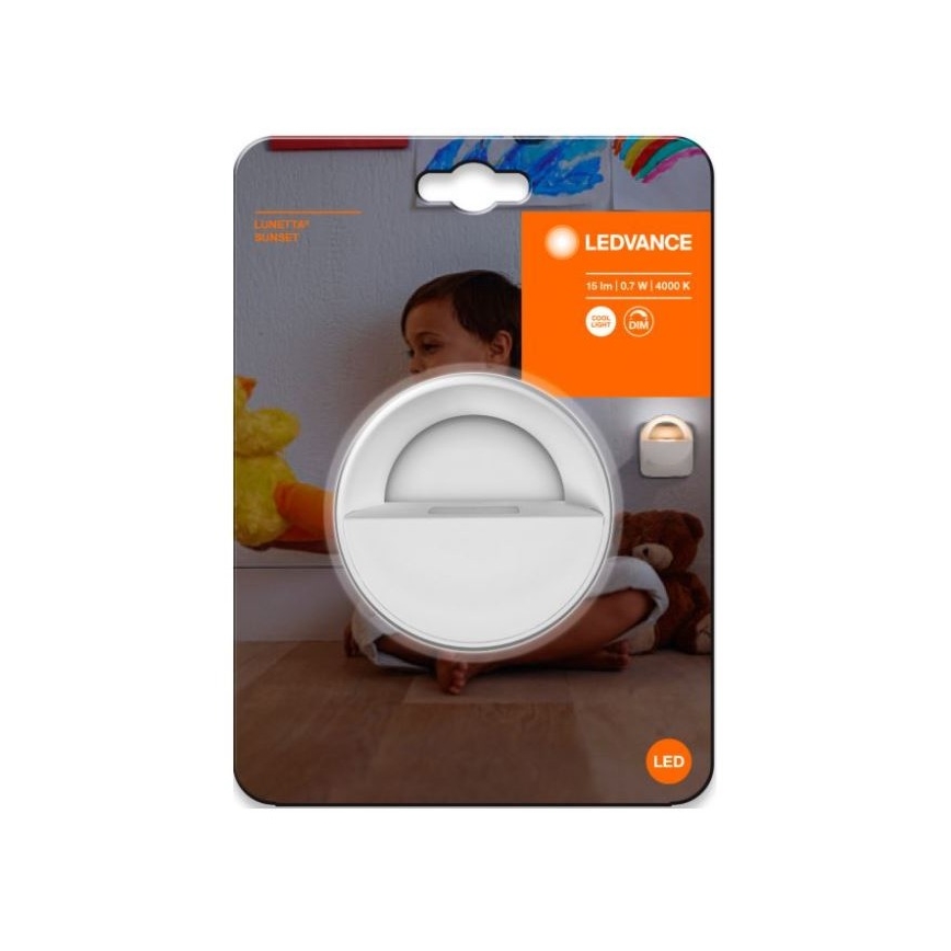 Ledvance - LED Stmívatelné noční světlo LUNETTA LED/0,7W/230V