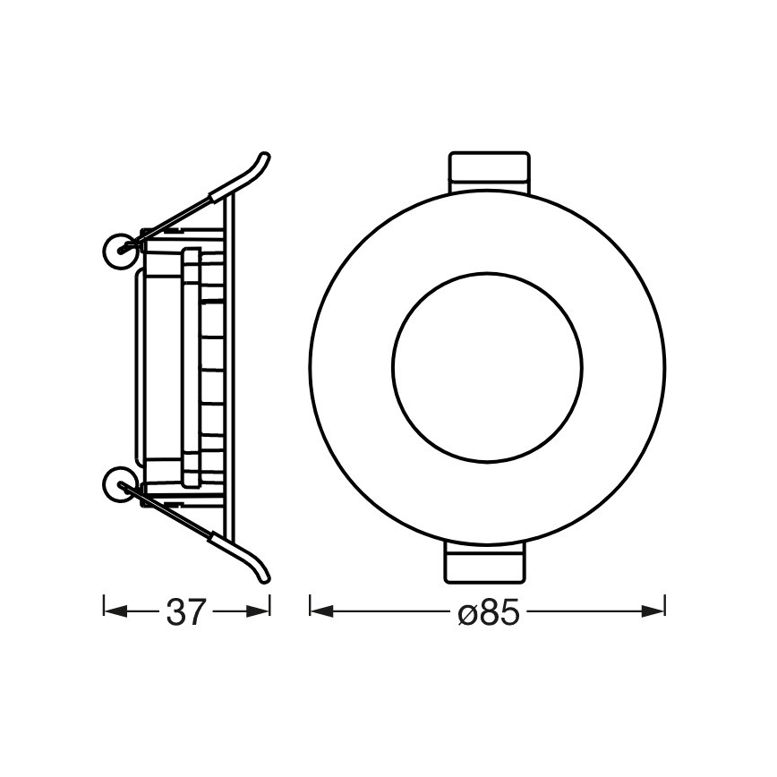 Ledvance - LED Stmívatelné podhledové svítidlo SUN@HOME LED/4,5W/230V 2200-5000 CRI 95 Wi-Fi