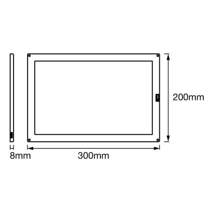 Ledvance - LED Stmívatelné podlinkové svítidlo se senzorem CABINET LED/14W/230V