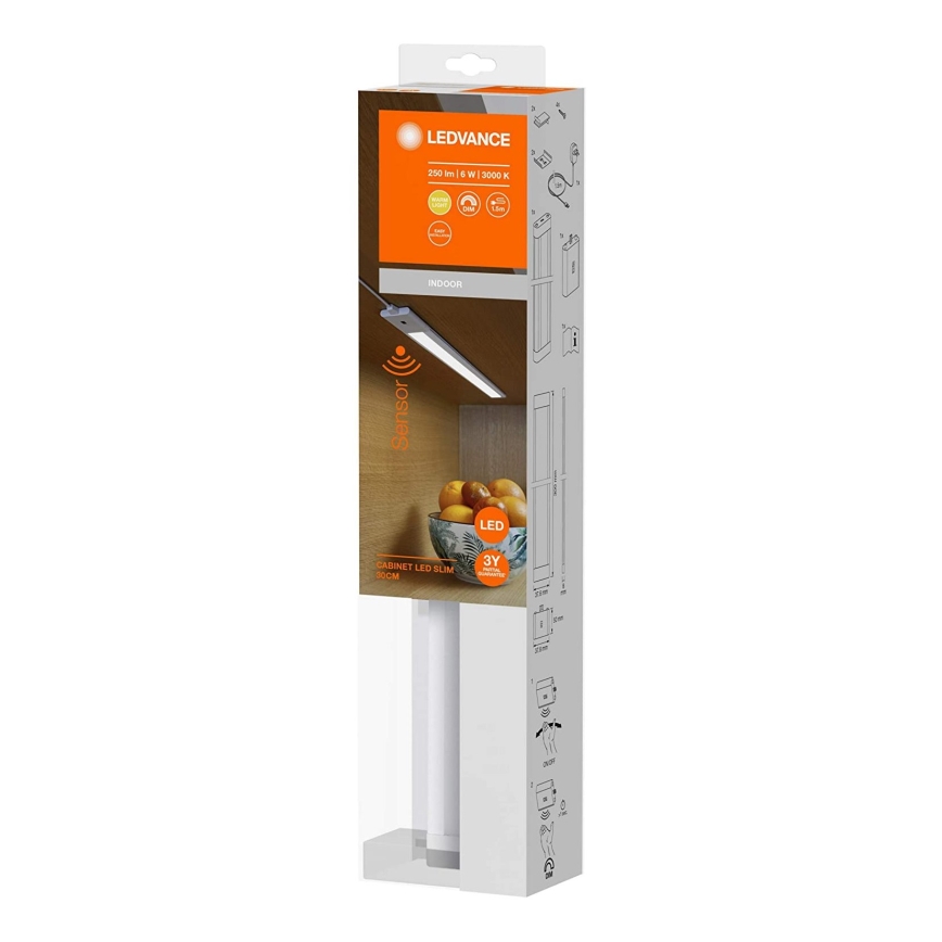 Ledvance - LED Stmívatelné podlinkové svítidlo se senzorem CABINET LED/6W/230V
