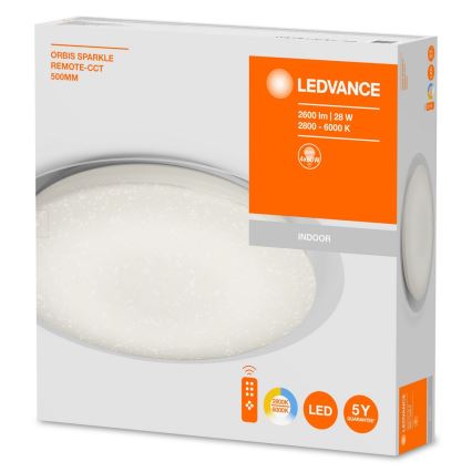 Ledvance - LED Stmívatelné stropní svítidlo ORBIS LED/28W/230V + dálkové ovládání