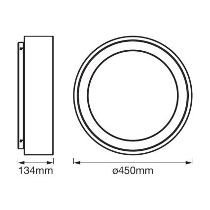 Ledvance - LED Stmívatelné svítidlo SMART+ CYLINDER LED/26W/230V 3000K-6500K Wi-Fi