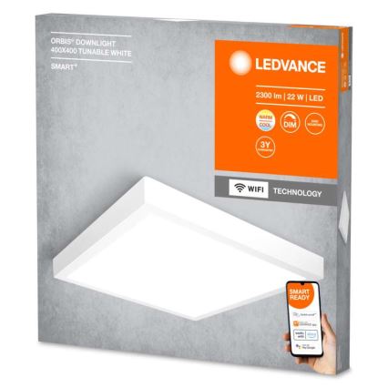 Ledvance - LED Stmívatelné stropní svítidlo SMART+ DOWNLIGHT LED/22W/230V 3000-6500K Wi-Fi