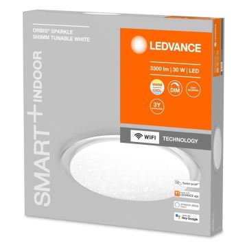 Ledvance - LED Stmívatelné stropní svítidlo SMART+ SPARKLE LED/30W/230V 3000-6500K Wi-Fi