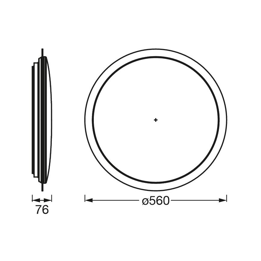 Ledvance - LED Stmívatelné stropní svítidlo SMART+ SPARKLE LED/30W/230V 3000-6500K Wi-Fi