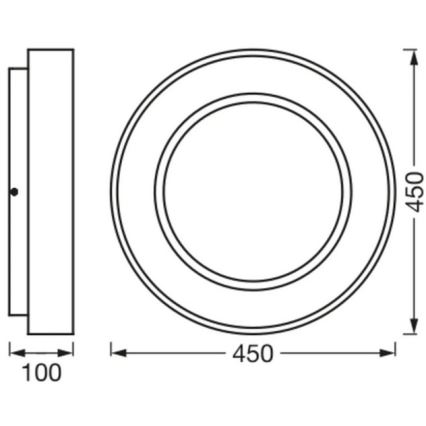 Ledvance-LED Stmívatelné stropní svítidlo SUN@HOME CIRCULAR LED/18,5W/230V Wi-Fi