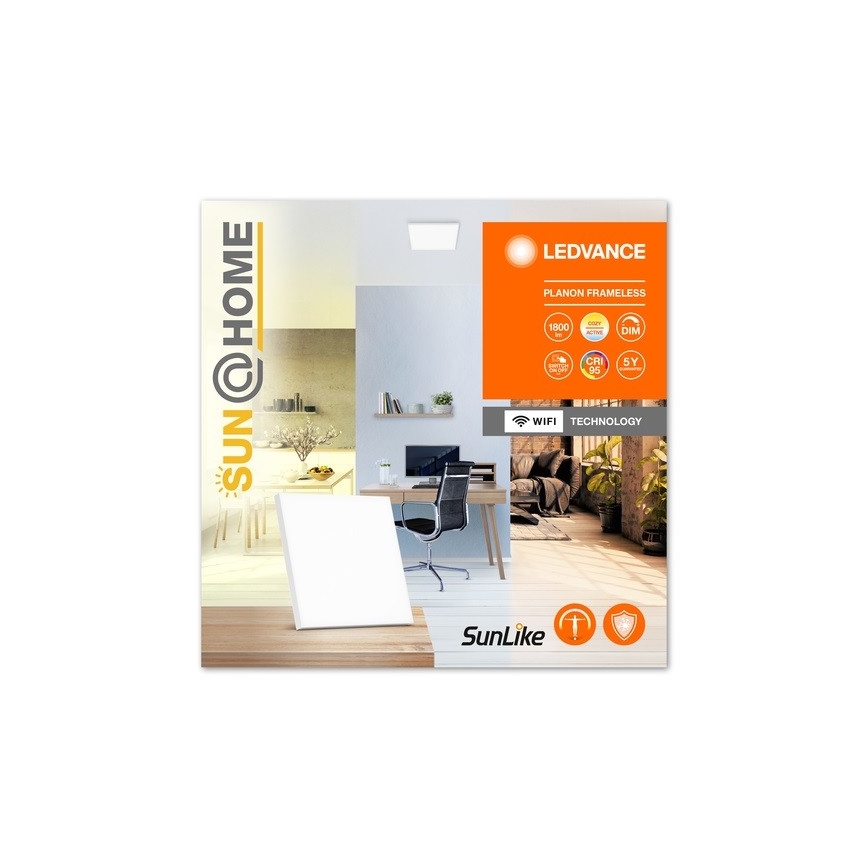 Ledvance - LED Stmívatelné stropní svítidlo SUN@HOME LED/20W/230V 2200-5000K CRI 95 Wi-Fi